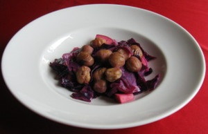 Rotkohl mit Esskastanien