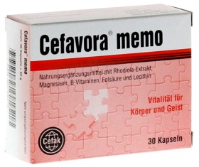 CEFAVORA memo mit Rhodiola-Extrakt