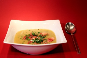 Topinambur-Kartoffel-Suppe