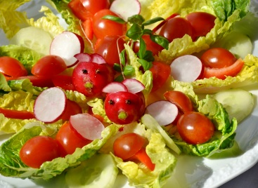 Rohkostplatte mit Dip Rohkostplatte mit Dip