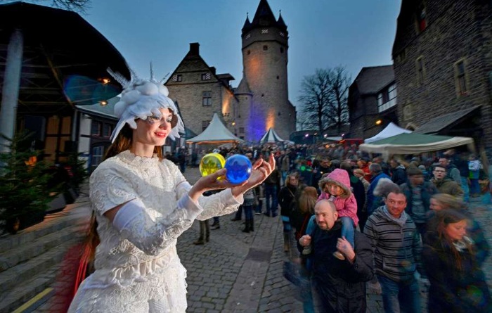 Winterzauber auf der Burg