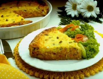 Fenchel-Erbsen-Quiche